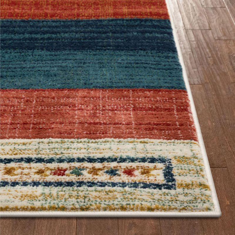 Well Woven Dustin Crimson Southwestern Medallion Rug