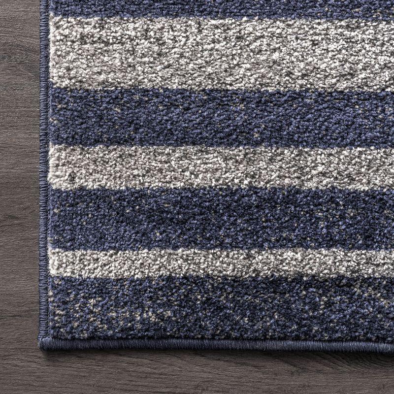 Nuloom Starfish Animal Print 5x8 Indoor Area Rug for Living Room Bedroom Dining Room Kitchen, Blue/Grey