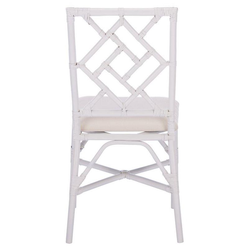 Bhumi Accent Chair W/ Cushion (Set of 2) - ACH6509 - White/White - Safavieh