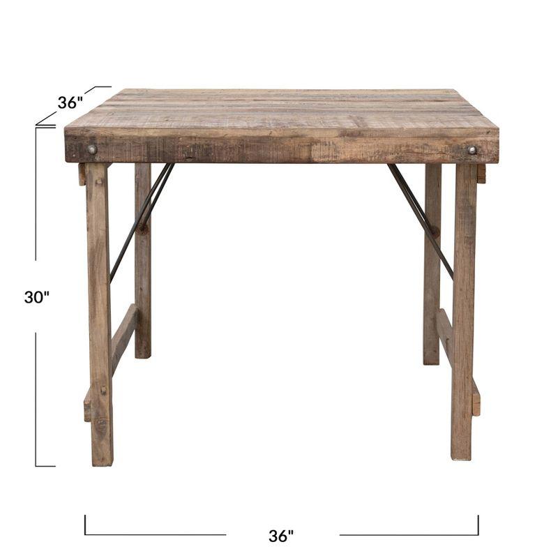 Elkanah Solid Wood Dining Table