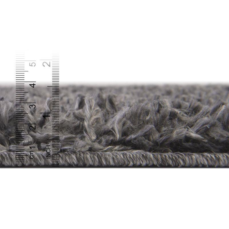 Unique Loom 3' 3 x 5' 3 Davos Shag Peppercorn Area Rug