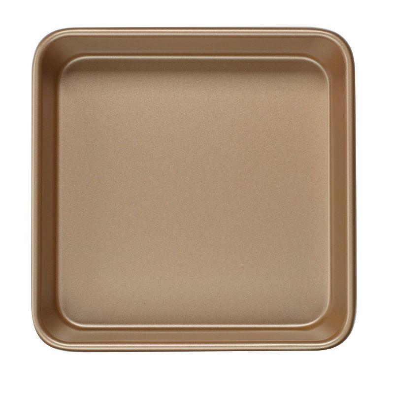 Cuisinart Chef's Classic 9" Non-Stick Champagne Color Square Cake Pan - AMB-9SCKCH: 9x9 Baking Pan, Carbon Steel