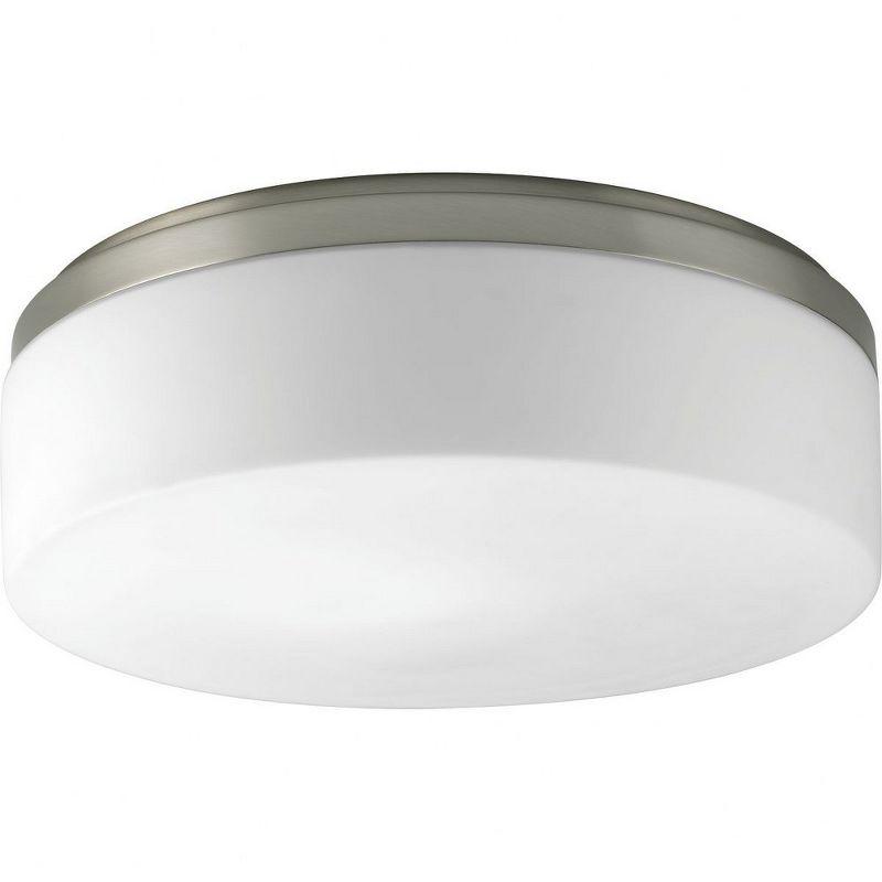 Maier 14" Brushed Nickel LED Flush Mount Light