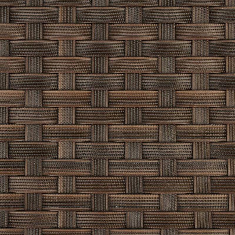 Sonlin Polyethylene (PE) Wicker Wicker Outdoor Stacking Dining Side Chair with Cushion