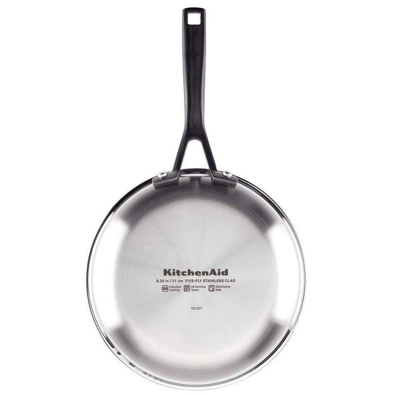 KitchenAid ® 10-Piece 5-Ply Clad Stainless Steel Cookware Set