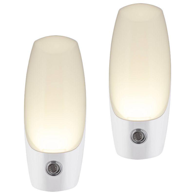 Energizer Automatic LED Night Light, White (Set of 2)