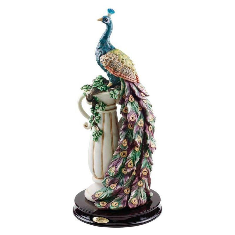 Design Toscano The Peacock's Sanctuary Sculpture