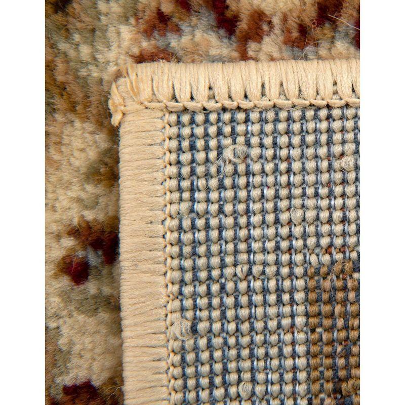 Unique Loom 6' 1 x 6' 1 Square Cream Voyage Asheville Area Rug