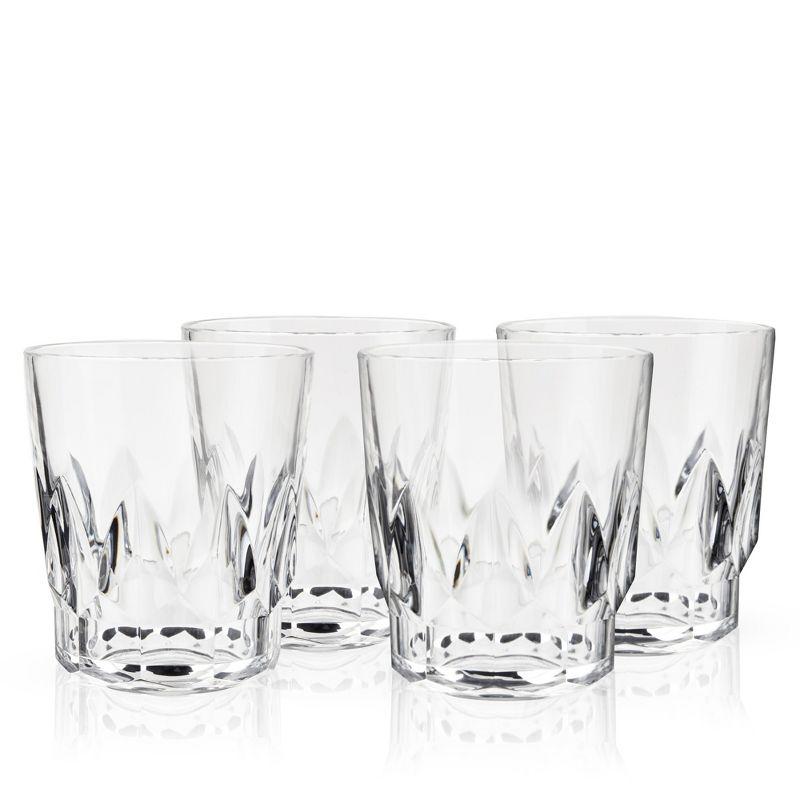 Viski Shatterproof Drinking Glasses - Acrylic