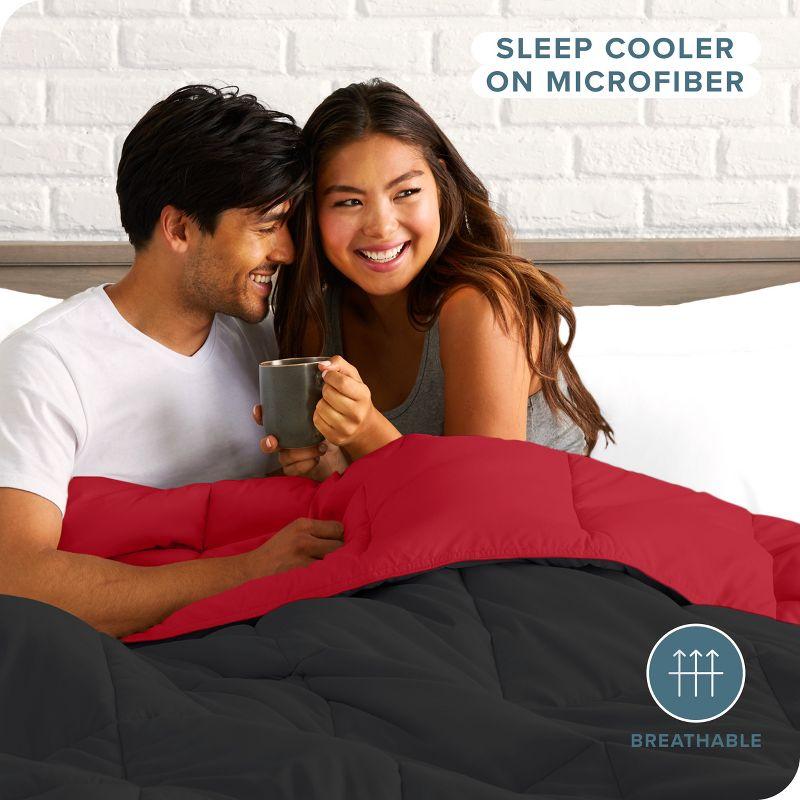 Bare Home Premium Ultra Soft Microfiber Reversible Comforter