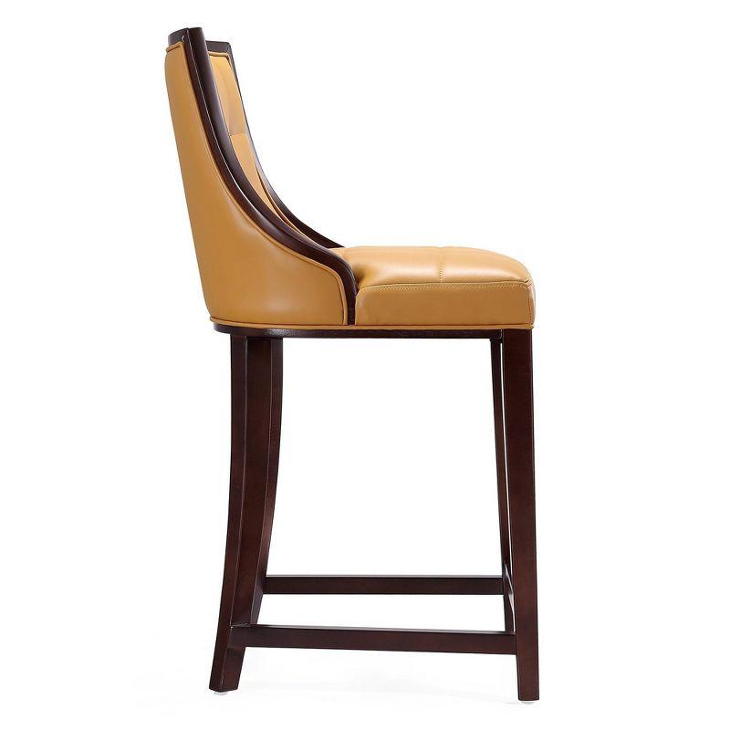 Fifth Ave Beech Wood Counter Height Barstool - Manhattan Comfort