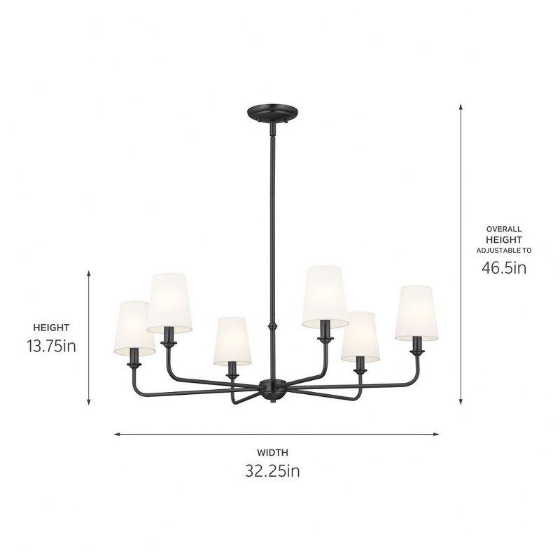 6 - Light Dimmable Classic / Traditional Chandelier