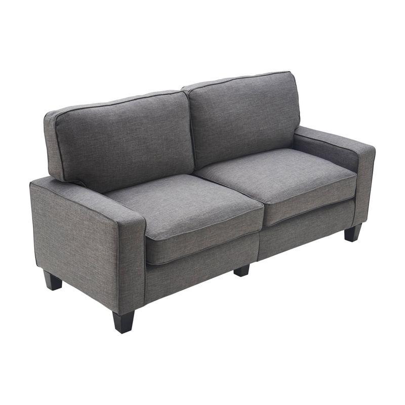 Serta Palisades Upholstered Tool-Free Assembly Straight Arm 73" Sofa for Living Room