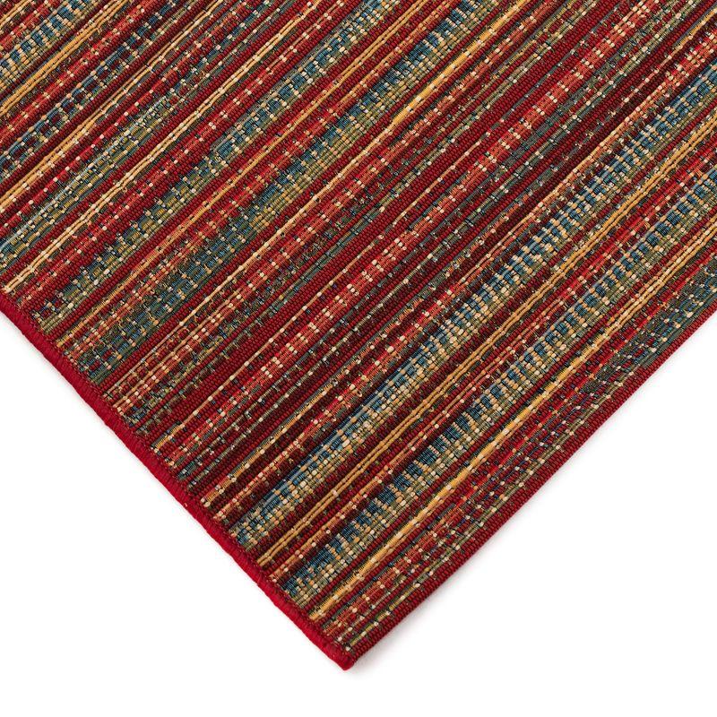 Liora Manne Marina Stripes Indoor/Outdoor Rug Saffron 3'3" x 4'11"