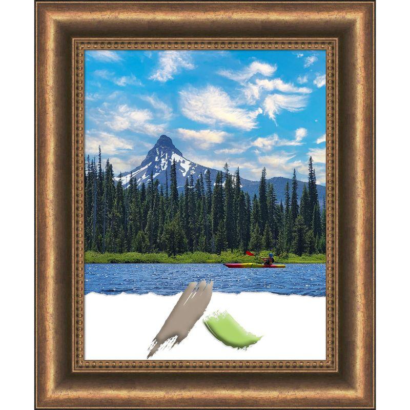 Amanti Art Manhattan Bronze Narrow Wood Picture Frame Opening Size 11x14 in.