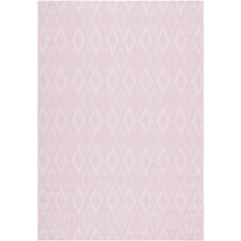 Courtyard CY8522 Power Loomed Indoor and Outdoor Area Rug - Pink - 5'3"x7'7" - Safavieh