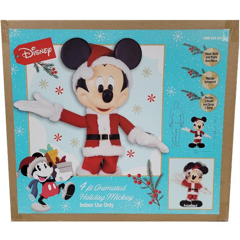 Disney 4-FT Animated Holiday Mickey Mouse