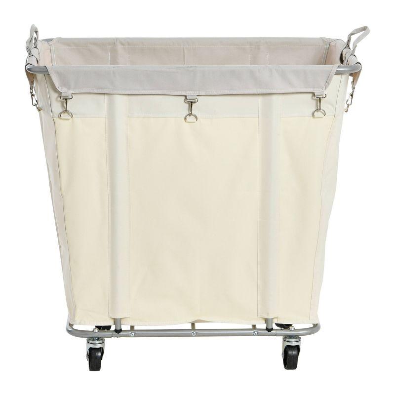 Household Essentials Rolling Laundry Hamper with Handles