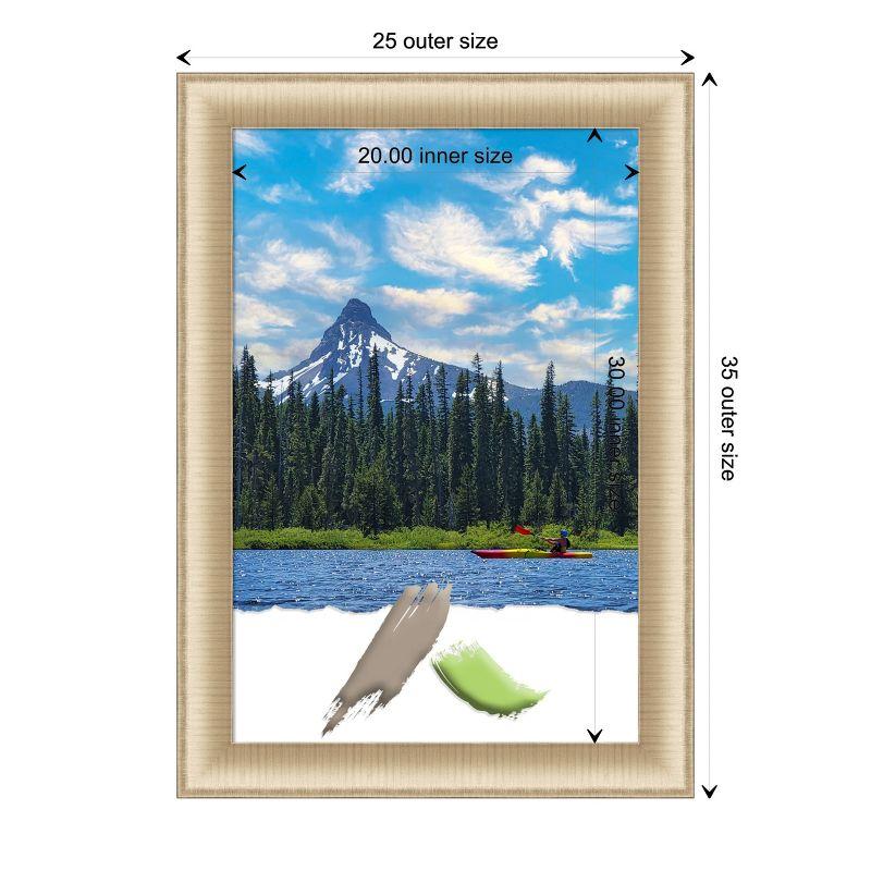 Amanti Art Elegant Brushed Honey Picture Frame Opening Size 20x30 in.