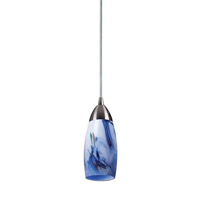 Elk Home Milan 1 - Light Pendant in  Satin Nickel