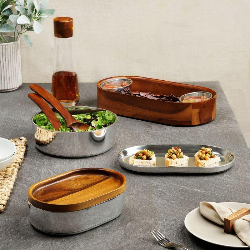 Nambé Nambe Oblong Nest Large Tray