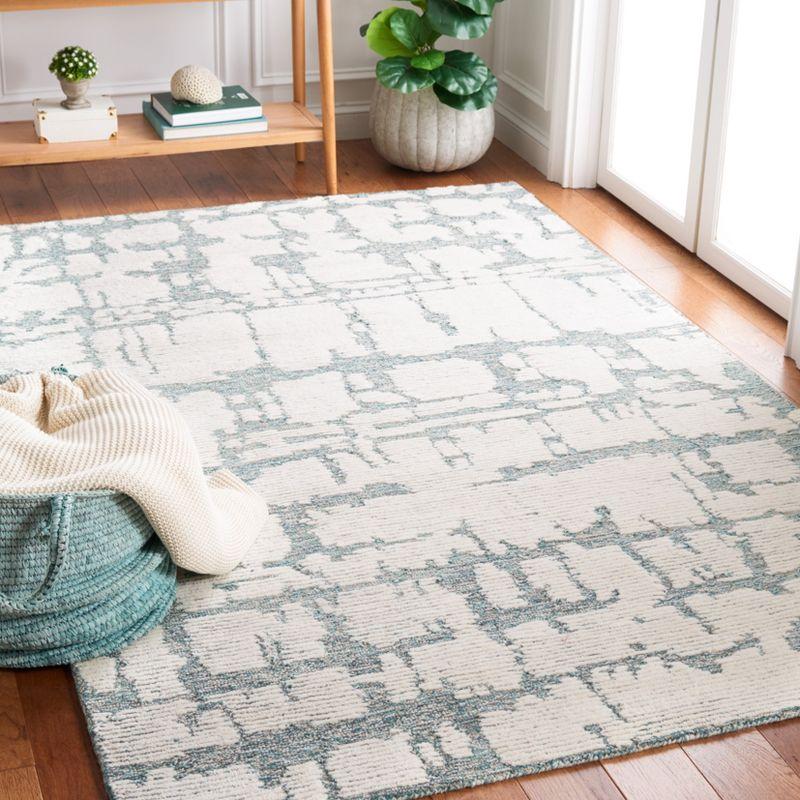 Martha Stewart Rugs Martha Stewart Hand Tufted 80% Wool And 20% Cotton Abstract Rug