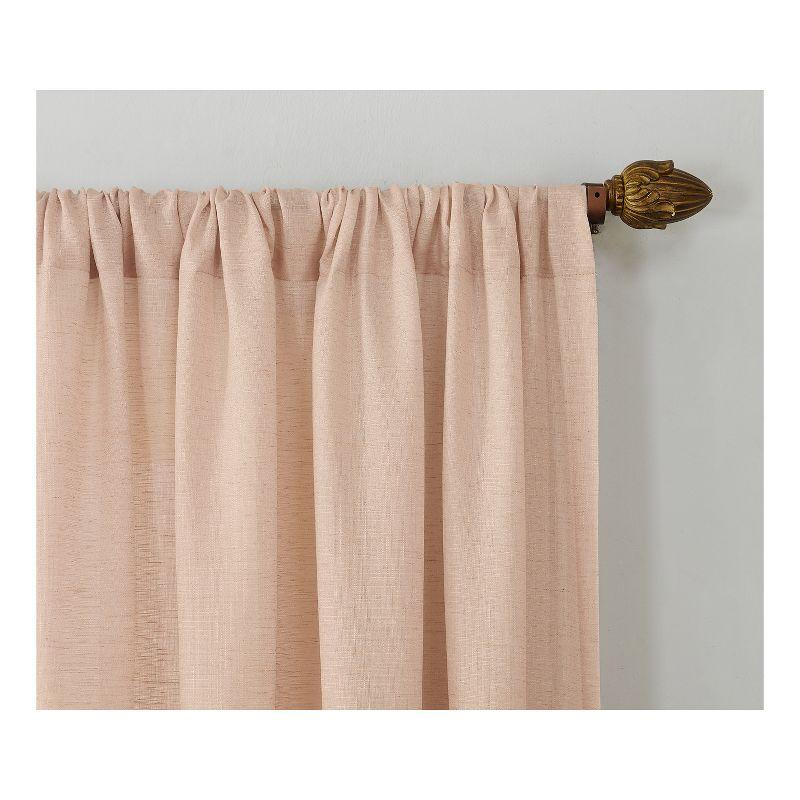 No. 918 Light Filtering Semi-Sheer Amalfi Rod Pocket Curtain Panel