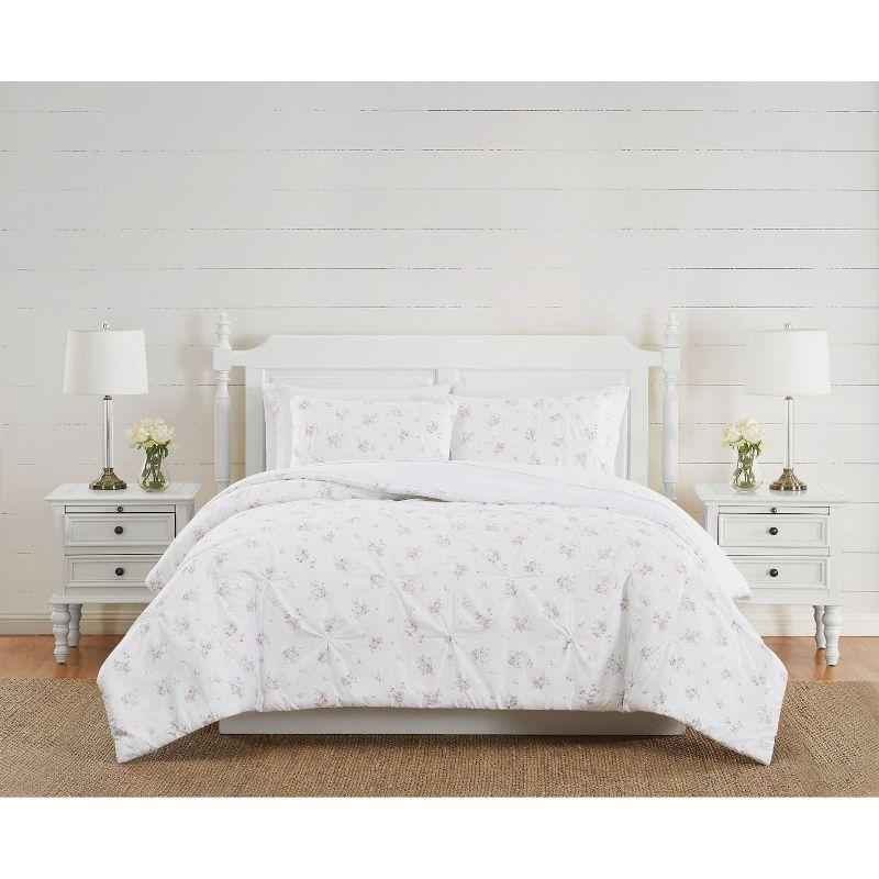 Rosebury Cotton Floral Comforter Set