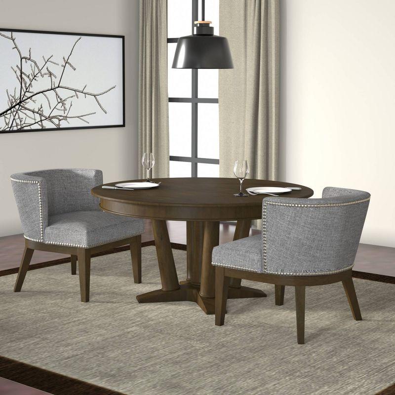 Ava Accent Chair Gray - Boss Office Products