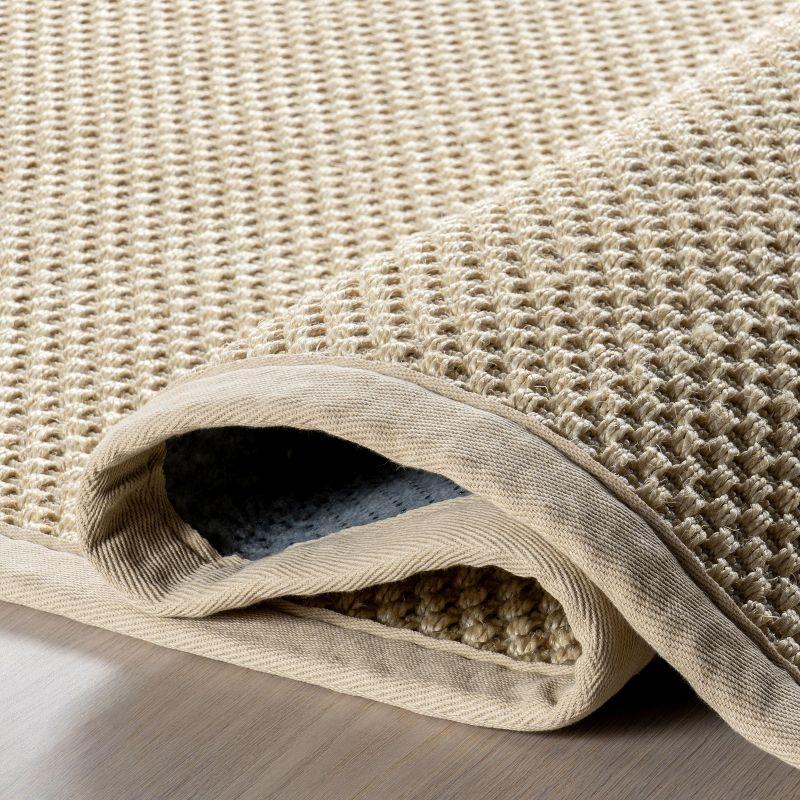 Proper Sisal and Wool Tan Area Rug