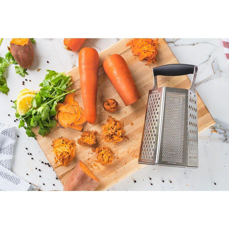 Cuisipro 6 Sided Boxed Grater With Bonus Ginger Grater