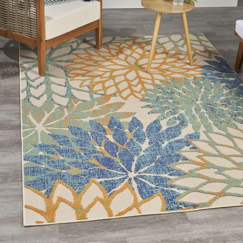 Nourison Aloha Floral Bloom Indoor Outdoor Rug