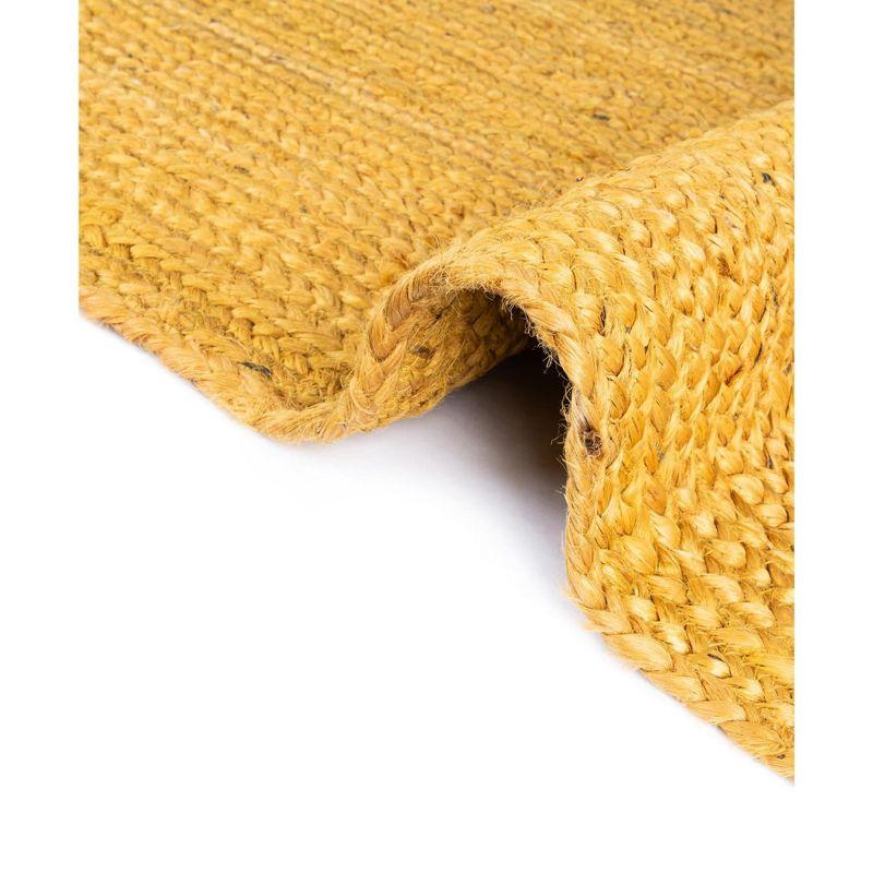 Unique Loom 6' 1 x 9' 0 Goa Braided Jute Rectangle Area Rug