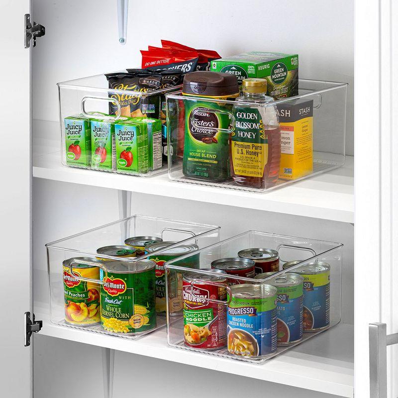 Sorbus Clear Fridge Organizer Bins