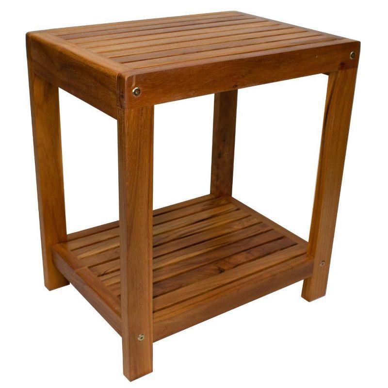 17.7'' W Teak Shower Bench