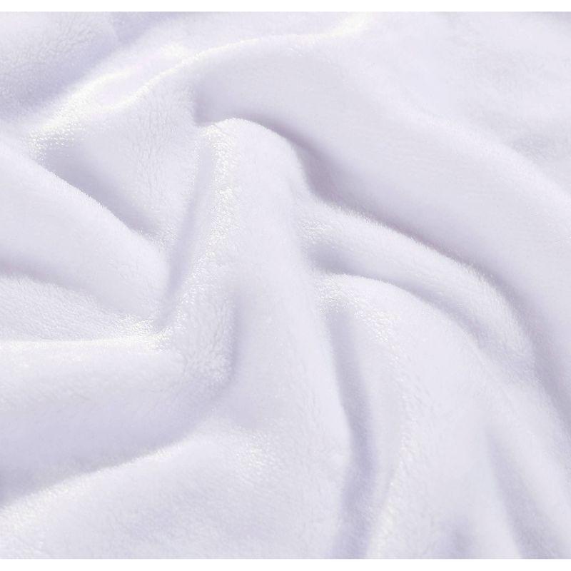 Tommy Bahama Solid Ultra Soft Plush Reversible Blanket