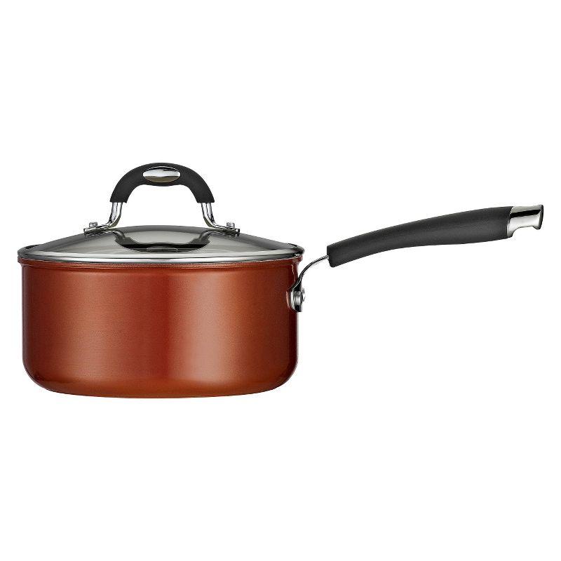 Tramontina Style Ceramica Nonstick Covered Sauce Pan with Lid