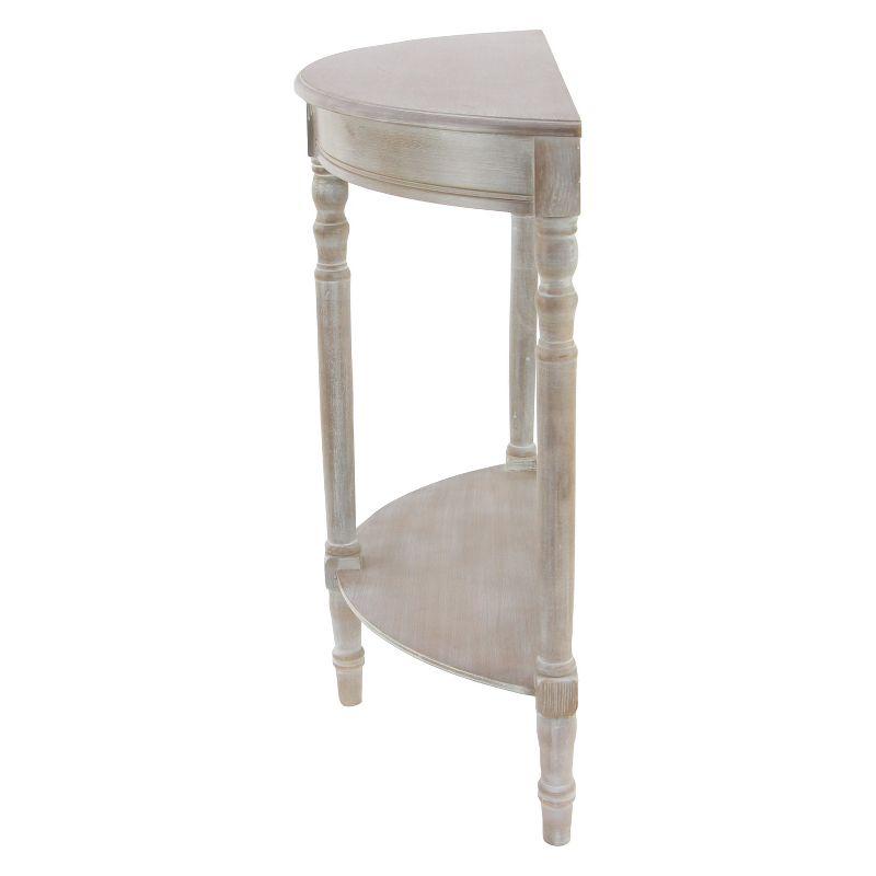 Ophelia & Co. Mcbroom Wood Half Moon 1 Shelf Console Table