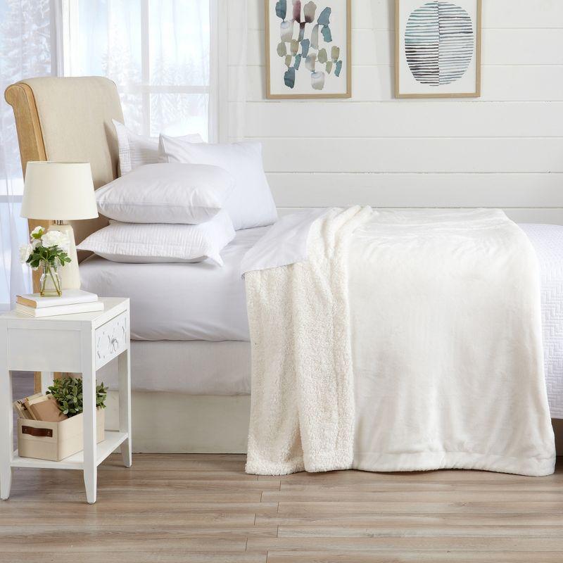 Ultra Soft Plush Sherpa Reversible Blanket