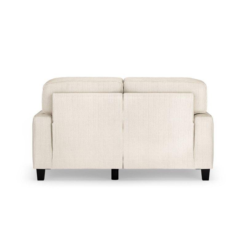 Serta Palisades 61" Track Arm Sofa, Easy Care Fabric, Soft Pillow Back, Pocket Coil Seat Cushions