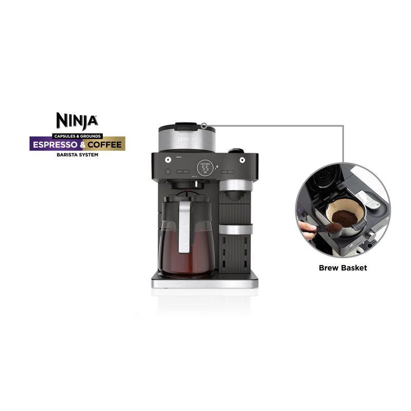 Ninja Black Stainless Steel Espresso and Coffee Barista System