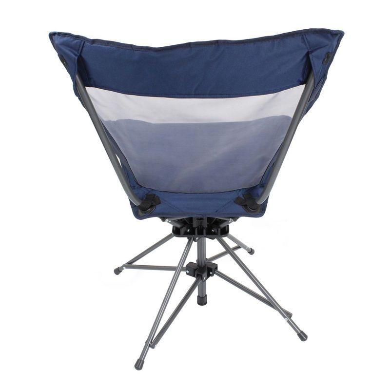 Zenithen Folding Backpack Outdoor Chair, Dark Blue