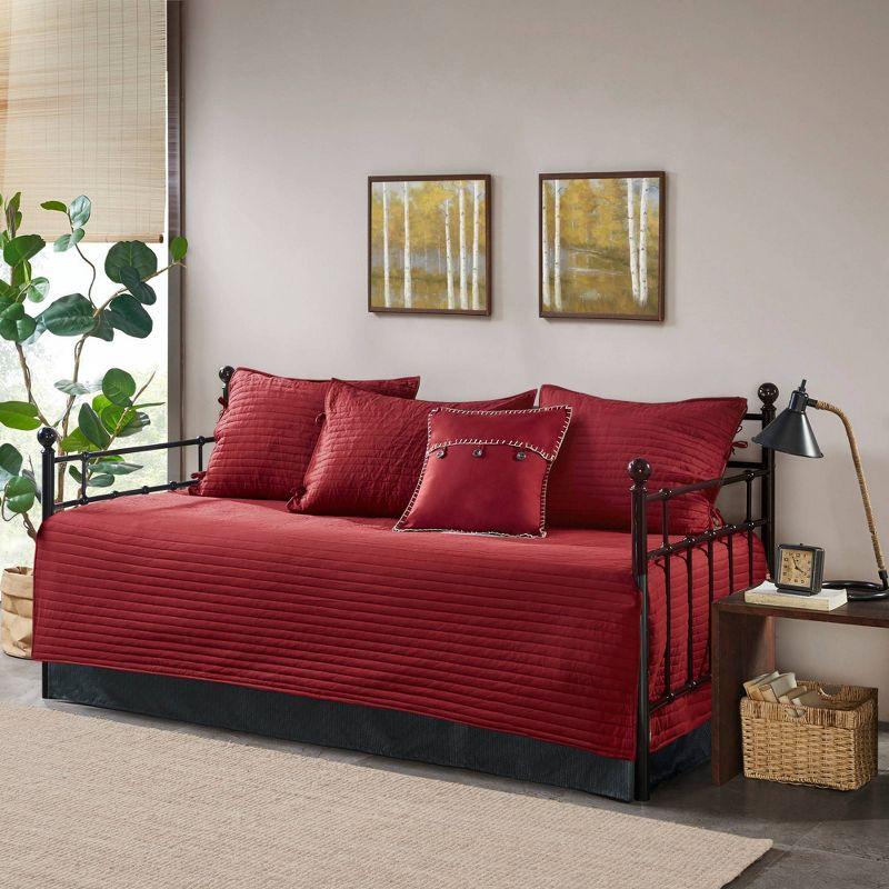 Madison Park Ridge 3 Piece Reversible Plaid Daybed Cover Set