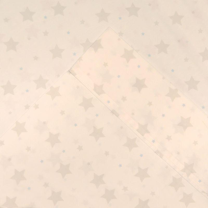 Pointehaven Stardance 200 Thread Count Printed Cotton Percale 3 pc Sheet Set, Twin Extra Long