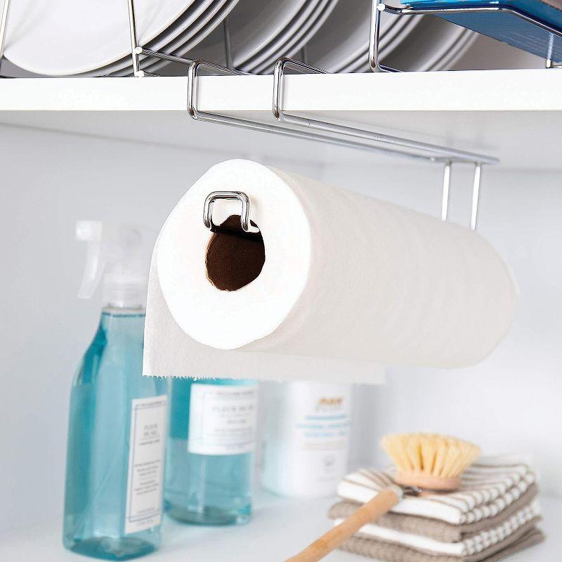 Better Houseware Undershelf Paper Towel Holder, Chrome