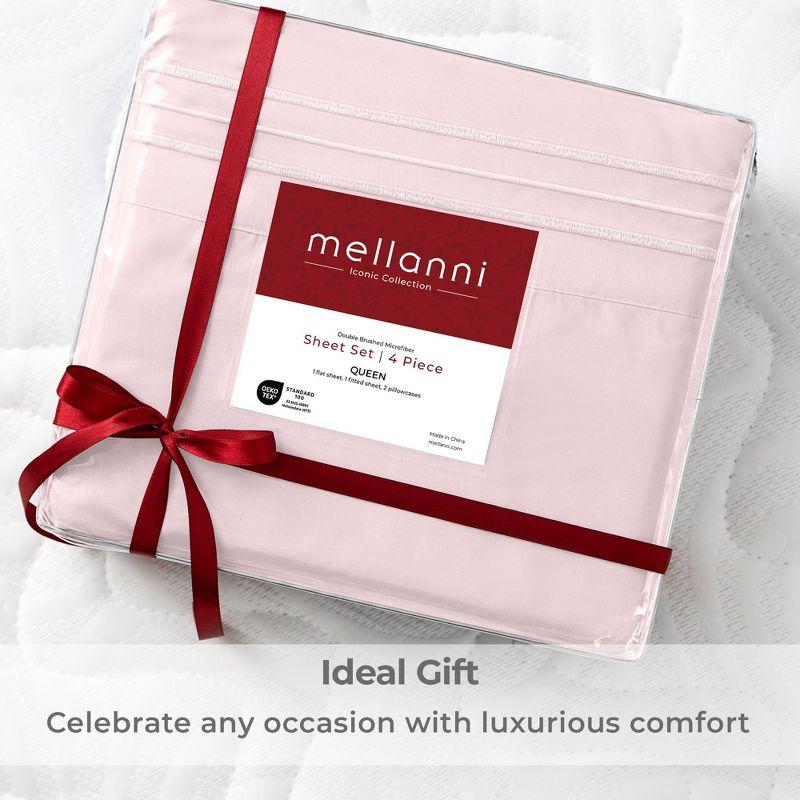 4 Piece Microfiber Sheet Set - Mellanni