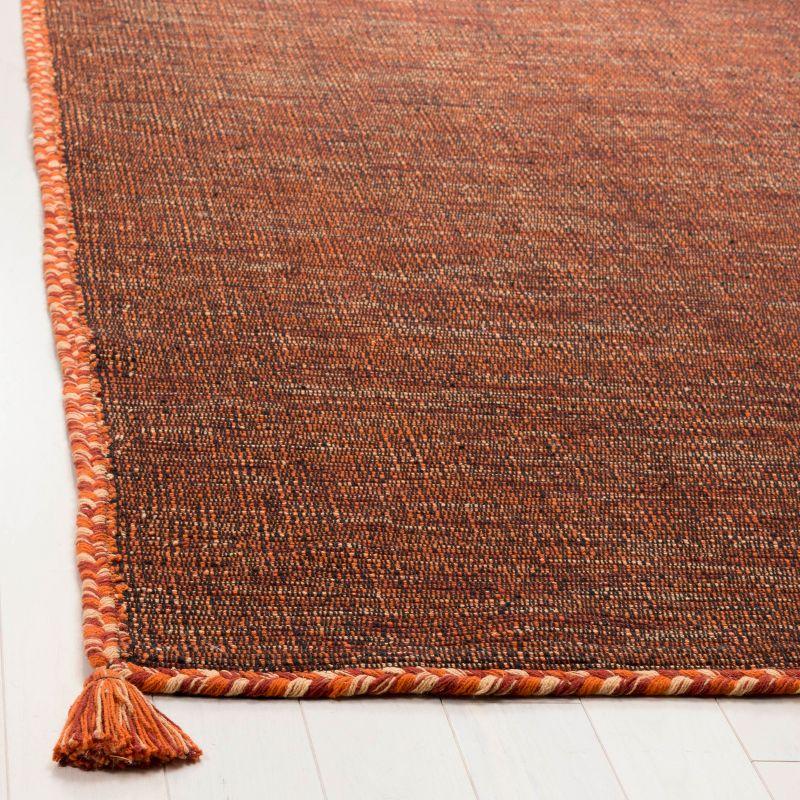 Montauk MTK150 Hand Woven Indoor Accent Rug - Orange/Black - 3'x5' - Safavieh