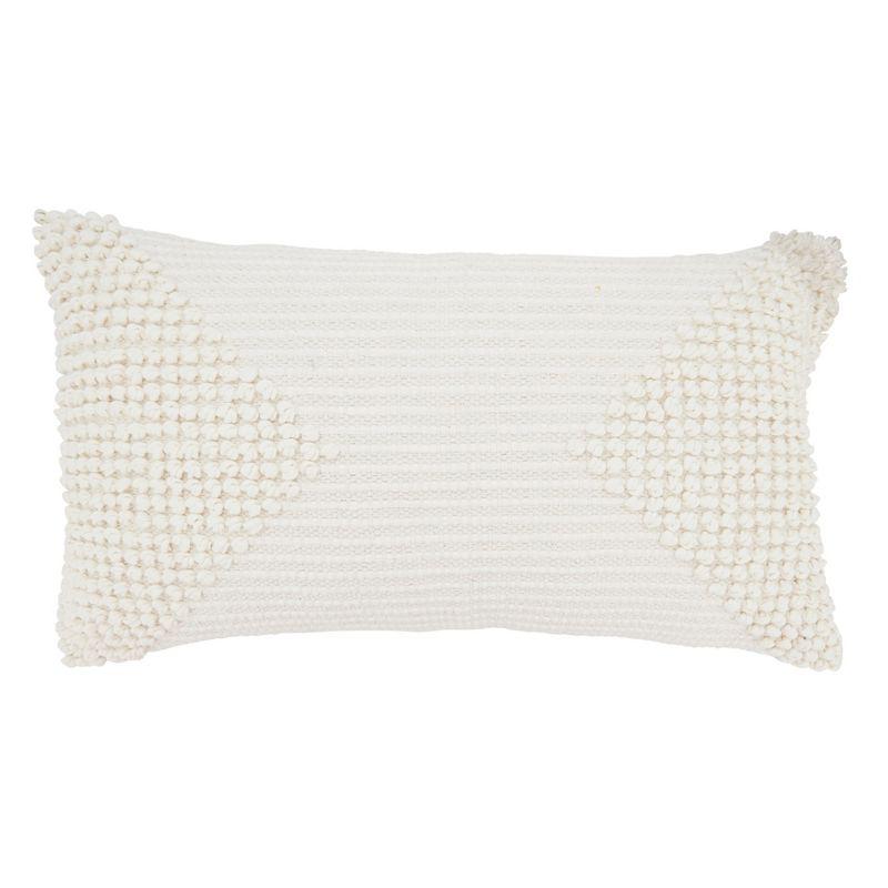 Saro Zandra Collection Cotton Throw Pillow