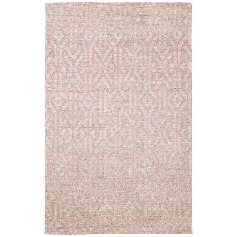 Cape Cod CAP414 Hand Woven Area Rug - Blue/Rust - 5'x8' - Safavieh.