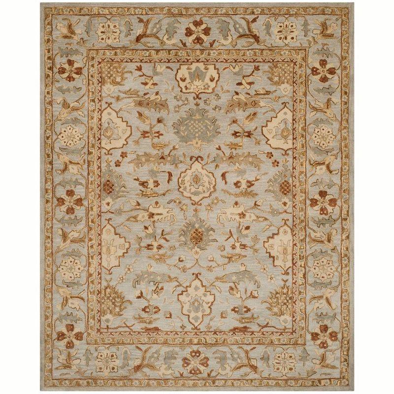 Antiquity AT60 Hand Tufted Area Rug - Light Grey - 8'9"x11'9" - Safavieh.